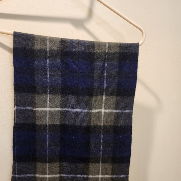 CROFT AND BARROW 100% Cashmere Plaid Unisex Scarf - Picture 5 of 8